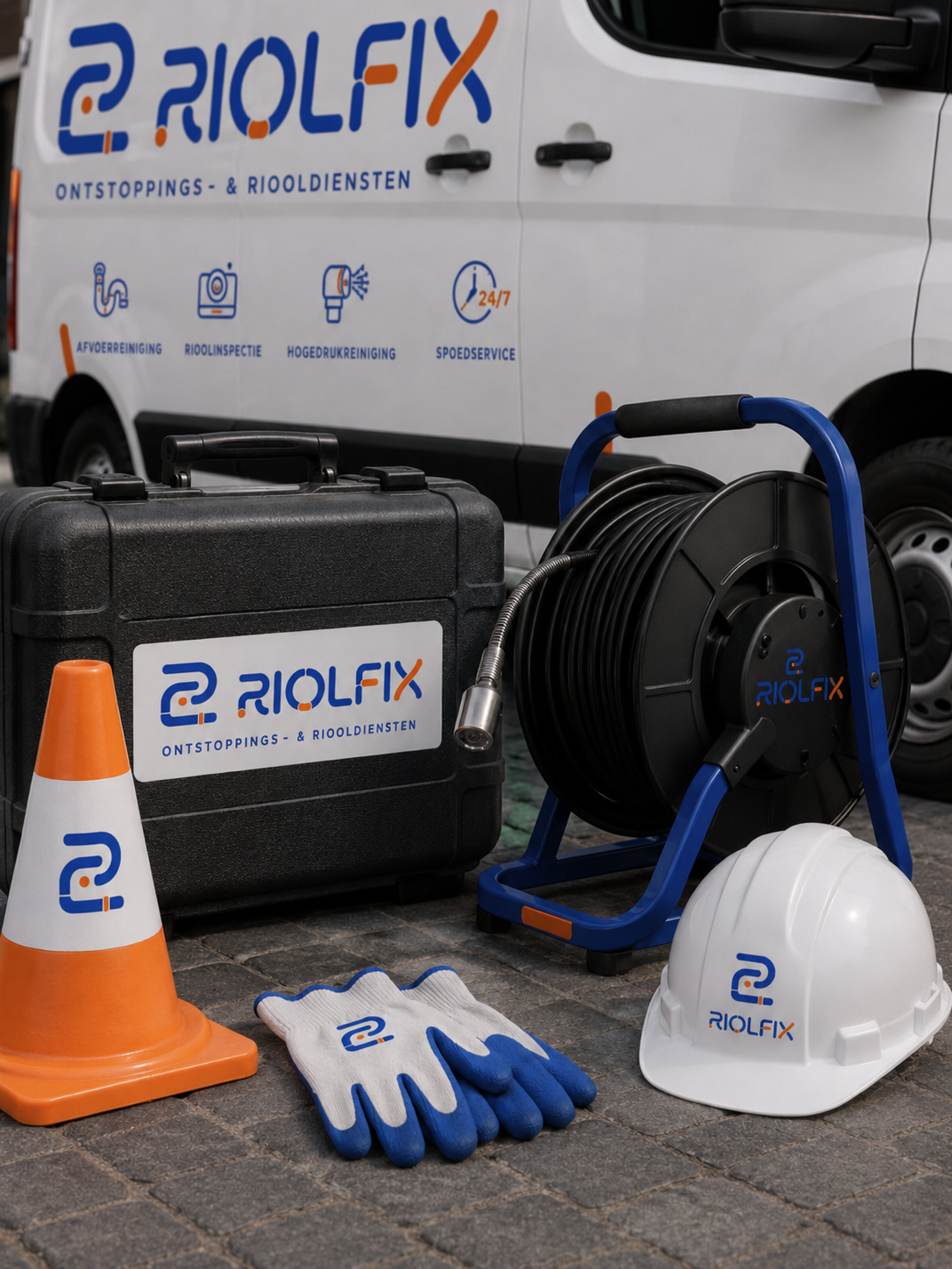 Inspectie- en reinigingsmateriaal van RIOLFIX